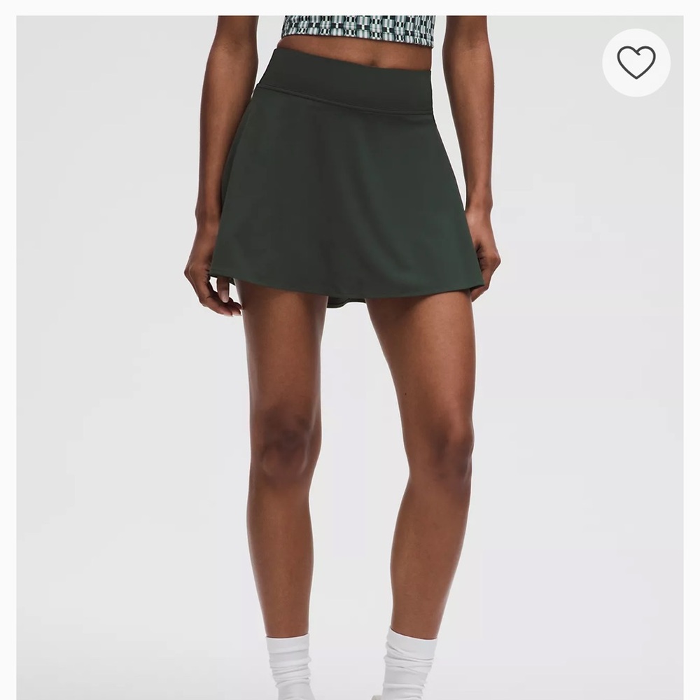 Lululemon Athletica Green Mini Skirt